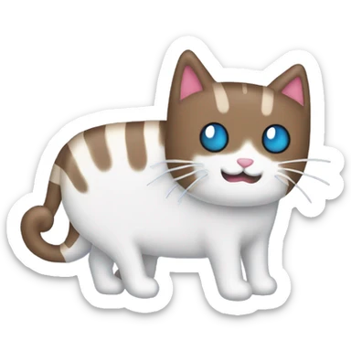 Nyan Cat with caption overlay sticker