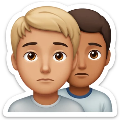 I have this huge crush on my best friend, but I'm too scared to tell them. Every time we hang out, I feel like I'm going to burst. I just want to hold their hand, but I don't know if they'd feel the same way... 😔" sticker