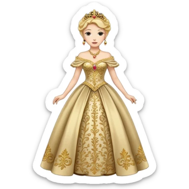 The character in Fairy Tale Beauty and the Beast, Mrs. Wardrobe sticker