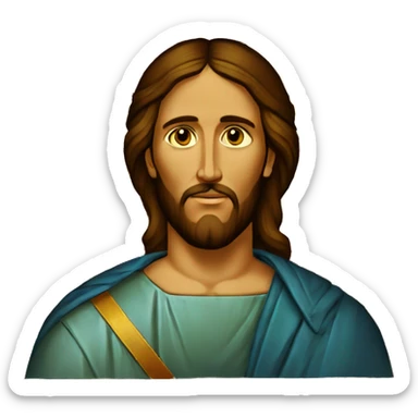 byzantine icon Jesus sticker