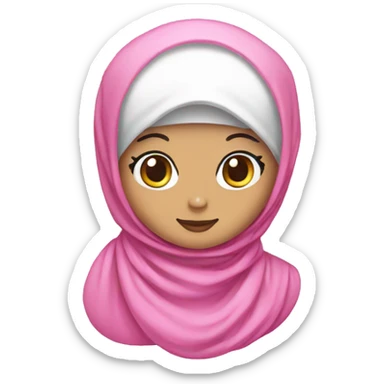 Hello kitty hijab sticker
