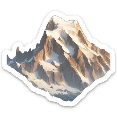 Le mont blanc sticker