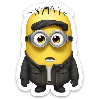 Minion kanye west sticker