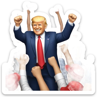 Trump win sticker