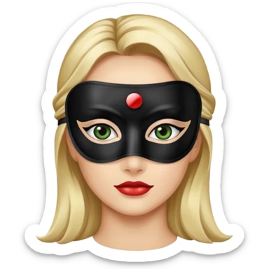 Domino eye mask just the eye mask. I like the 4th but a different style sticker