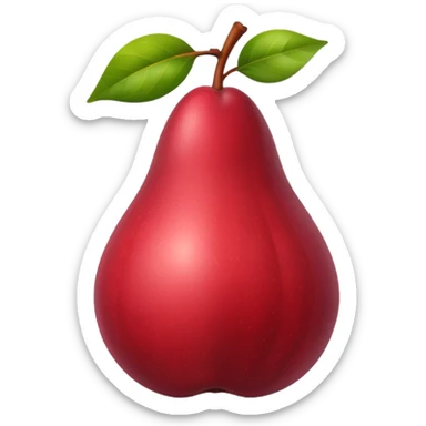 red Pear sticker