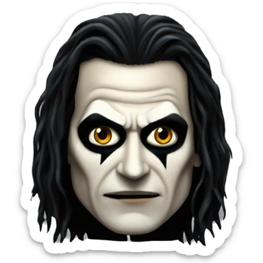 Eric Draven from the movie the crow sticker