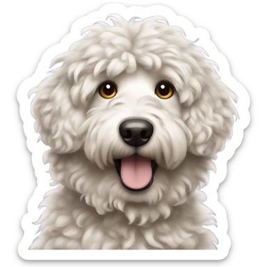 Aussie doodle sticker