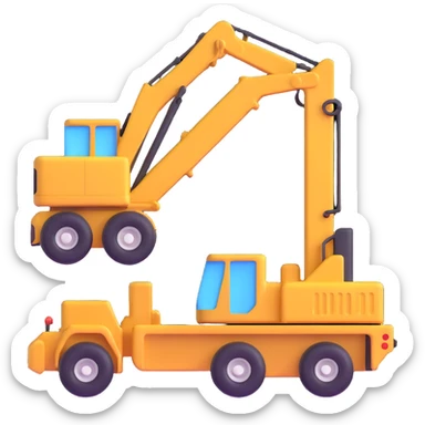 oversized heavy machinery cargo sticker