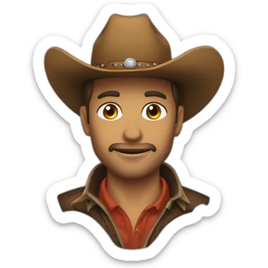 Botas cowboy sticker