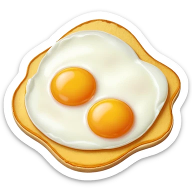 Egg fry sticker