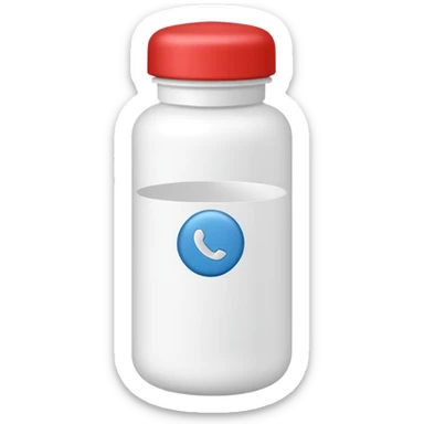 Pill bottle sticker