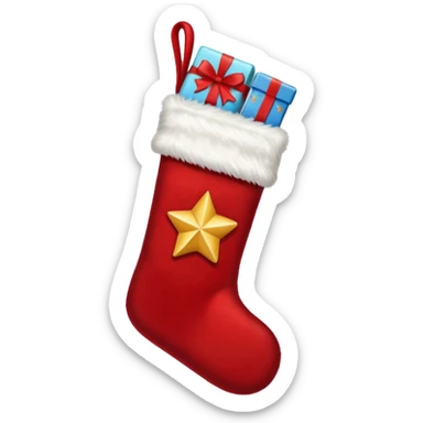 Christmas stockings sticker
