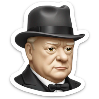 Winston Churchill  sticker