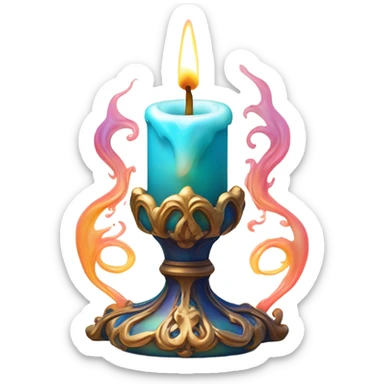 Magic candle  sticker