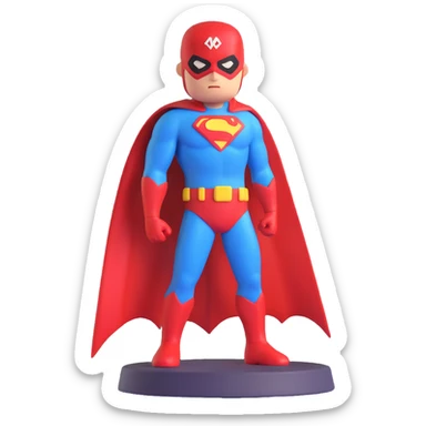 superhero base sticker