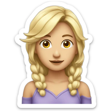 Un personnage de fée avec des ailes sticker