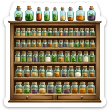 Apothecary sticker