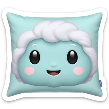 pillow pastel colors sticker