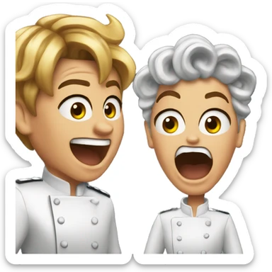 Beyoncé yelling directly at Gordon Ramsey sticker