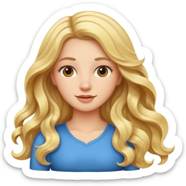 Slim thick white girl sticker