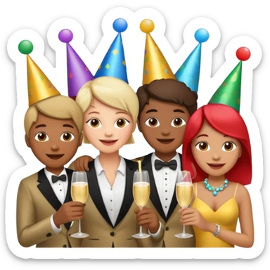 Hacer felices a los demás es nuestra razón para trabajar duro sticker