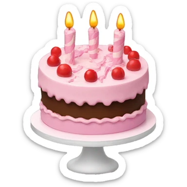 9.29 Birthday cake sticker