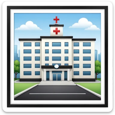 hospital sticker