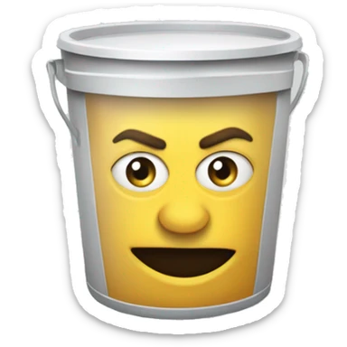 La logo du Real Madrid dans une poubelle sticker