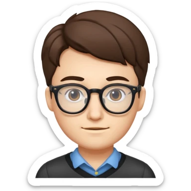 Nerd but cooler (geek) sticker