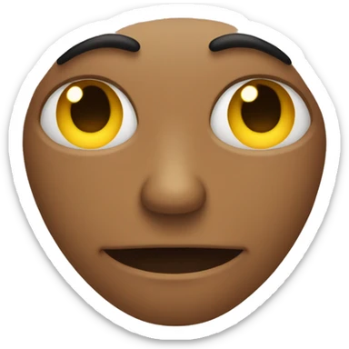 Staring through smiling with love, the base emoji has to be 🙂. sticker