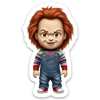 chucky  sticker