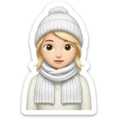 scarf: blanca sticker