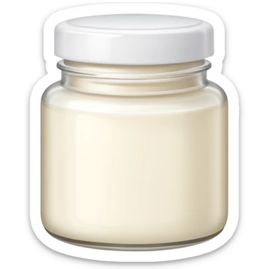 luxury white moisturizer sticker