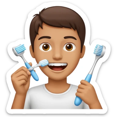 cepillado dental/tooth brushing sticker