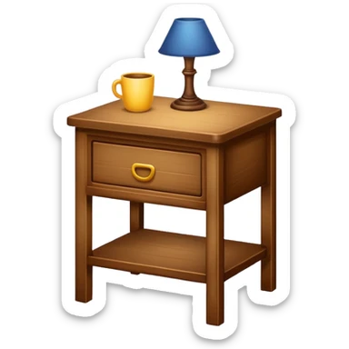 night table empty sticker