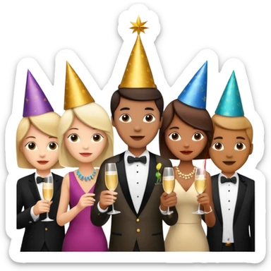 Happy New Year 2026 sticker