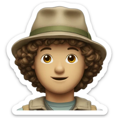 Dustin stranger things sticker