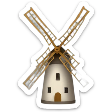 Moulin à vent sticker