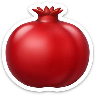 Make a pomegranate emoji sticker