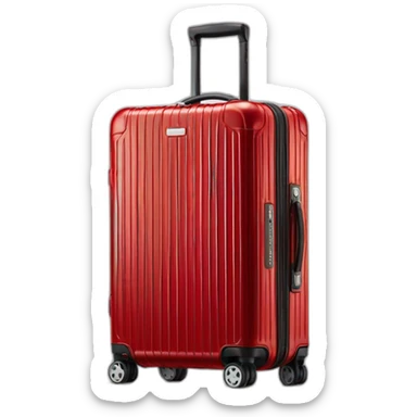 One Rimowa red Essential Cabin luggage sticker
