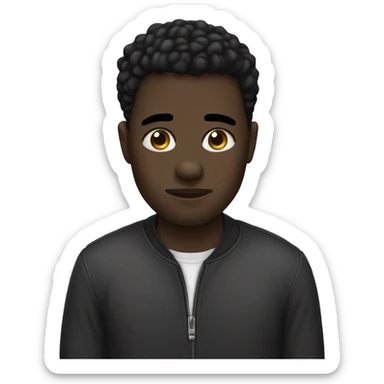 Black heartbreak sticker