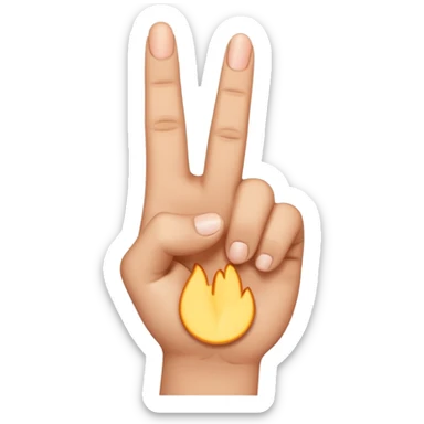  Can you do the Oke or perfect sign but than with de middle vinger.  sticker