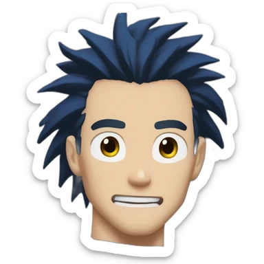 All might hero motivated sticker