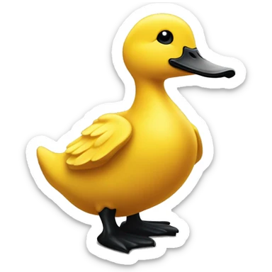 Yellow duck sherlock holmes sticker