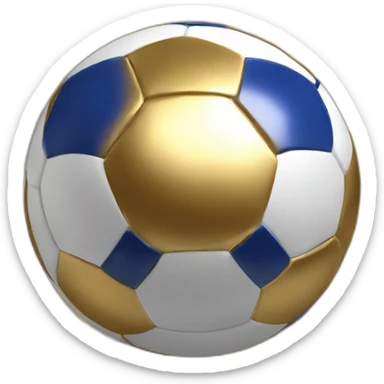 France football golden ball sticker