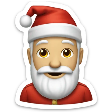 Père Noël Gross est mignon  sticker