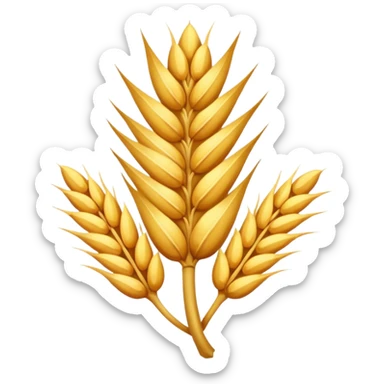 wheat kernel sticker