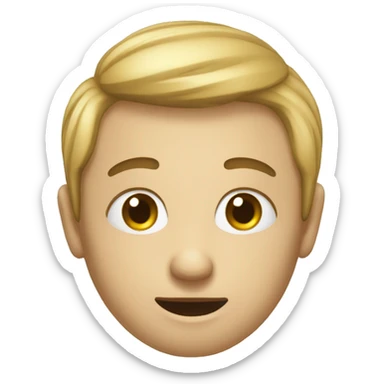 Un visage qui mêle de la confusion et de la colère sticker