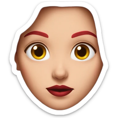 scarlet witch head sticker